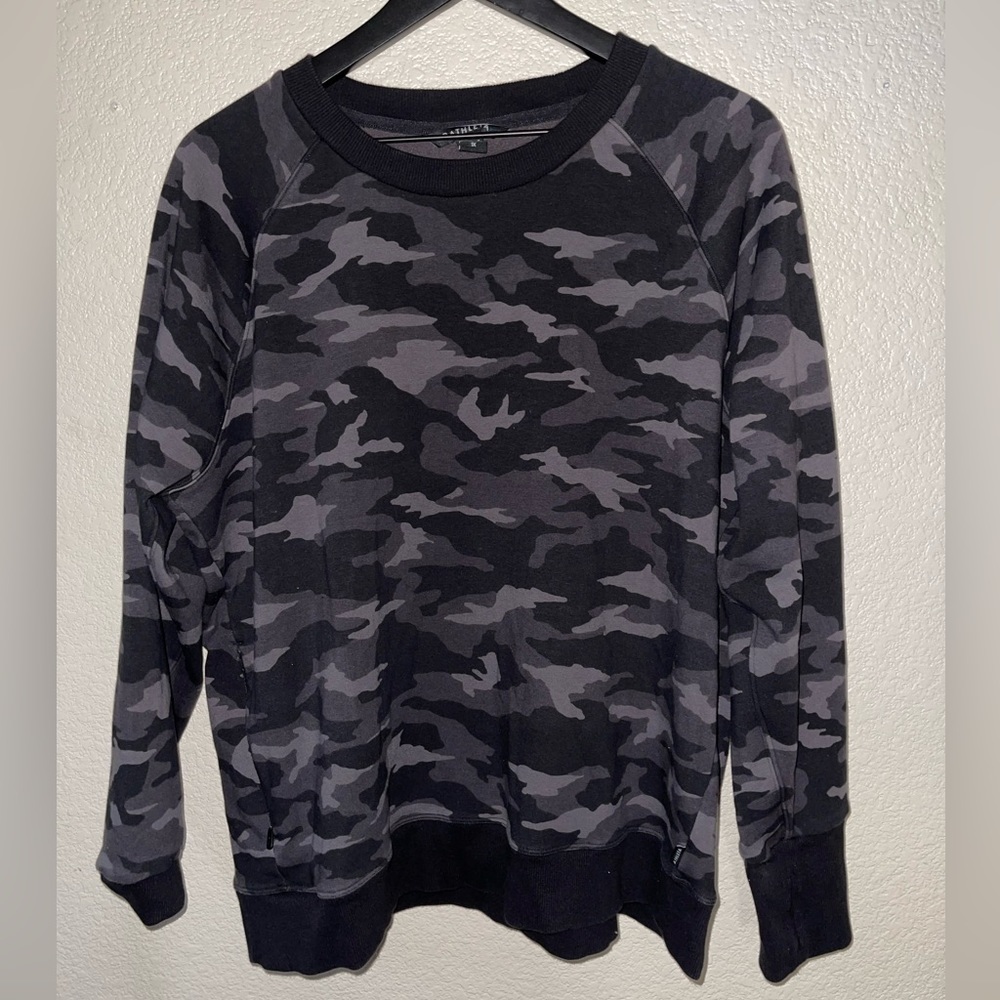 Athleta camo sweater